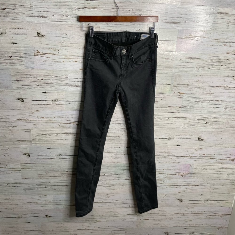 G-Star Raw sz 30 3301 Contour High Skinny Black Jeans size 26
